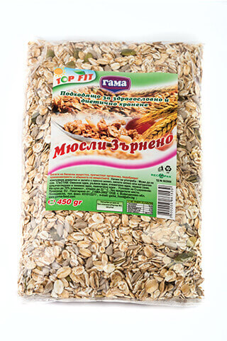 Paketirano Зърнено мюсли 450 гр. от Gama Food